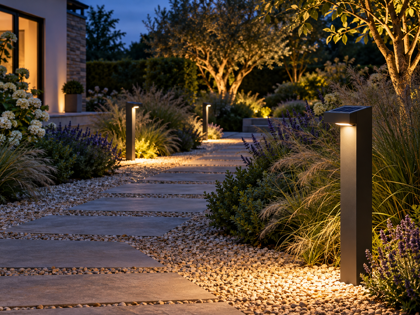 Representative concept for solar outdoor lighting